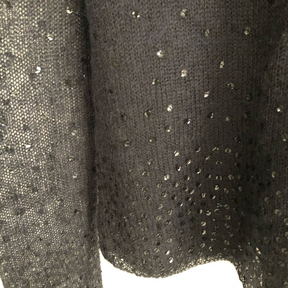 DKNY Mohair Wool Sequins Sweater medium - Picture 3 of 3
